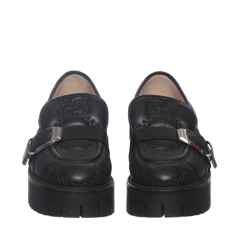 Mocassim-Gucci-GG-Couro-Preto