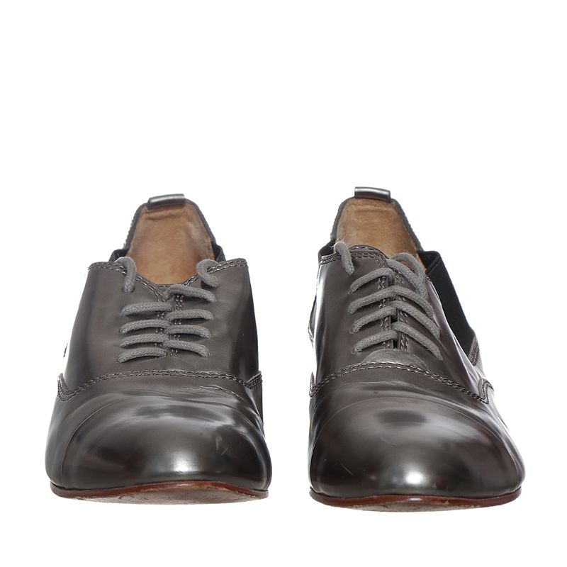 Sapato-Coach-Oxford-Prateado