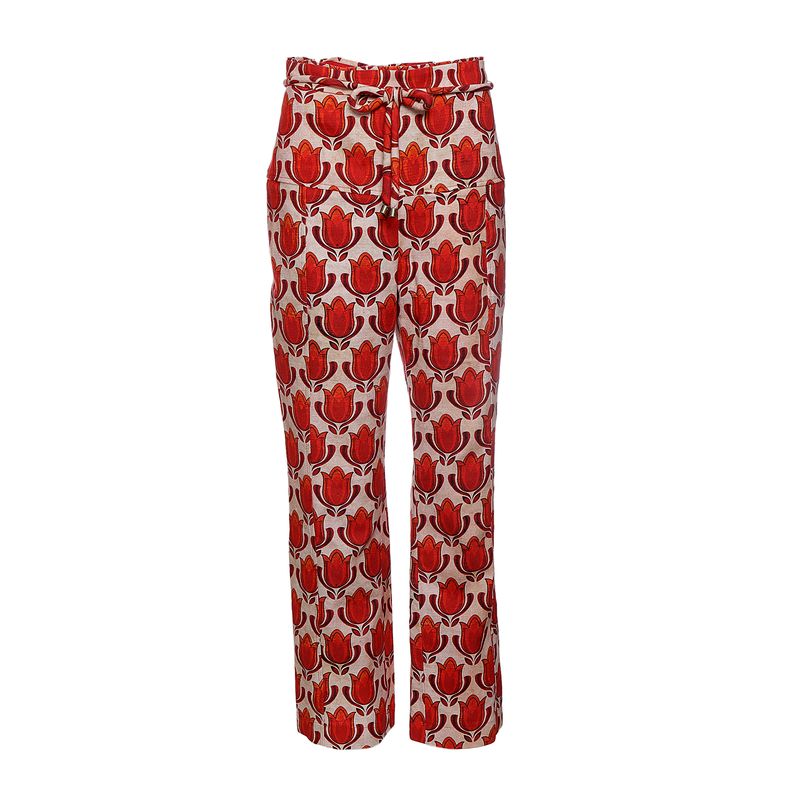 Conjunto-Paula-Raia-Casaco-e-Calca-Estampado-Vermelho