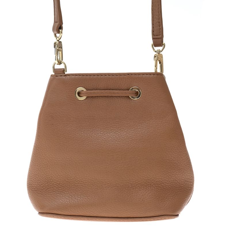 Bolsa-Tory-Burch-Bucket-Couro-Marrom-