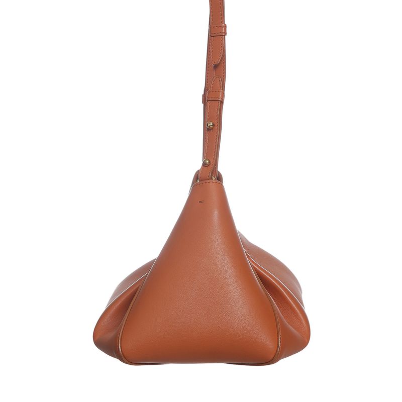 Bolsa-Khaite-Tan-Jeanne-Couro-Marrom-