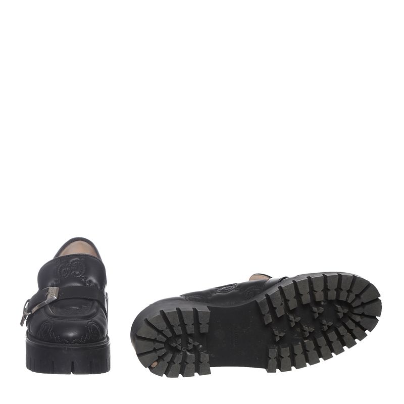 Mocassim-Gucci-GG-Couro-Preto