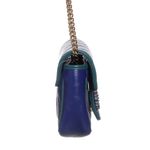 Bolsa-Gucci-Marmont-Mini-Chain-Couro-Azul