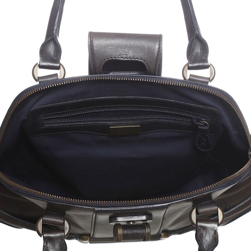 Bolsa-Alexander-McQueen-Novak-Couro-Marrom