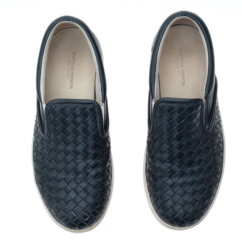 Tenis-Bottega-Venetta-Slip-On-Preto