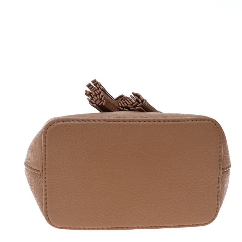 Bolsa-Tory-Burch-Bucket-Couro-Marrom-