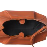 Bolsa-Khaite-Tan-Jeanne-Couro-Marrom-
