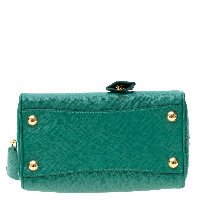 Bolsa-Prada-Lux-Top-Handle-Saffiano-Verde-