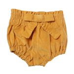 Shorts-Mila-Milou-Infantil-Veludo-Amarelo