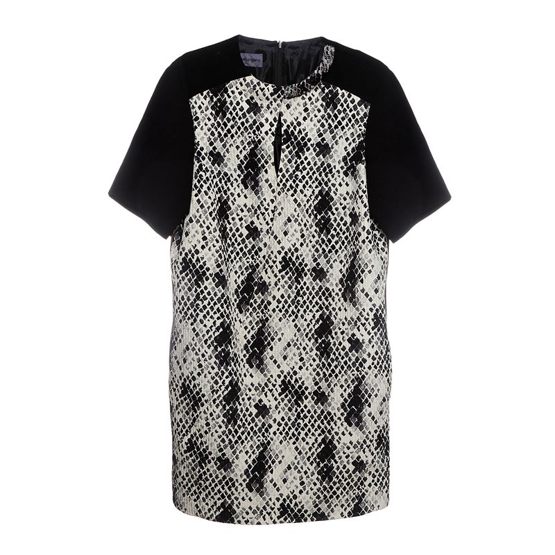 Vestido-Emanuel-Ungaro-Estampado-Preto