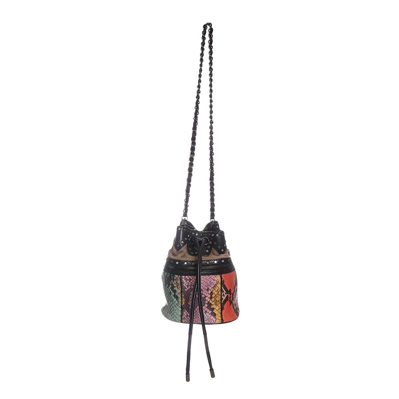 Bolsa-Zadig---Voltaire-Bucket-Couro-Colorido