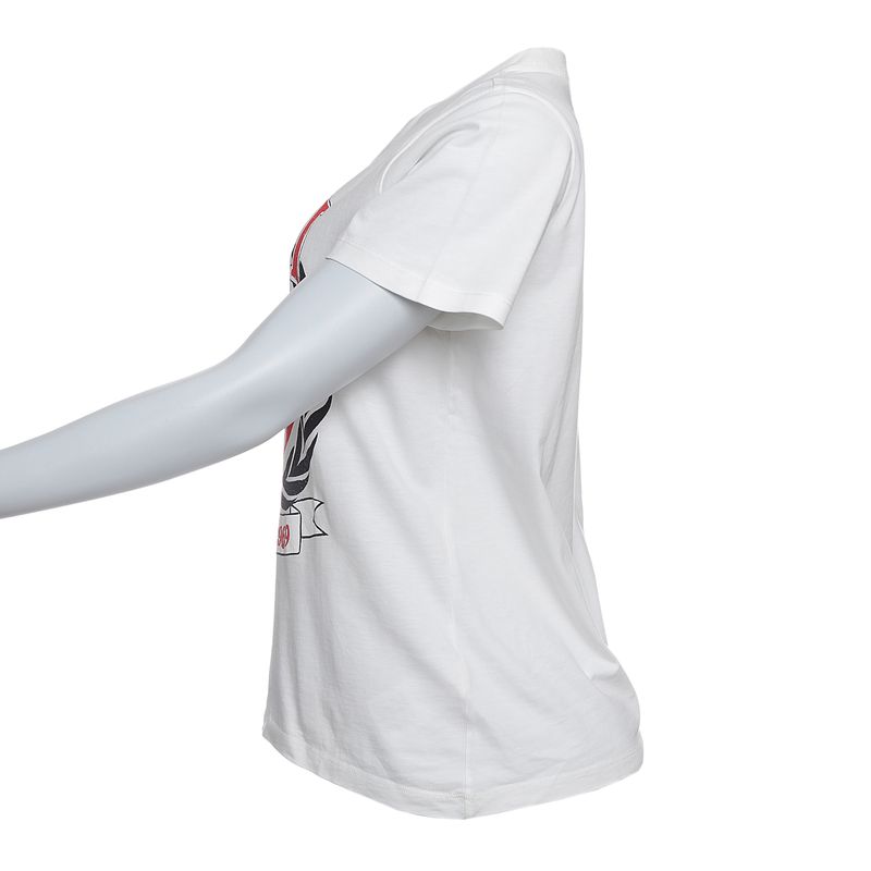 Camiseta-Ganni-Estampada-Branca