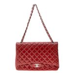 Bolsa-Chanel-Classic-Double-Flap-Jumbo-Vermelha-