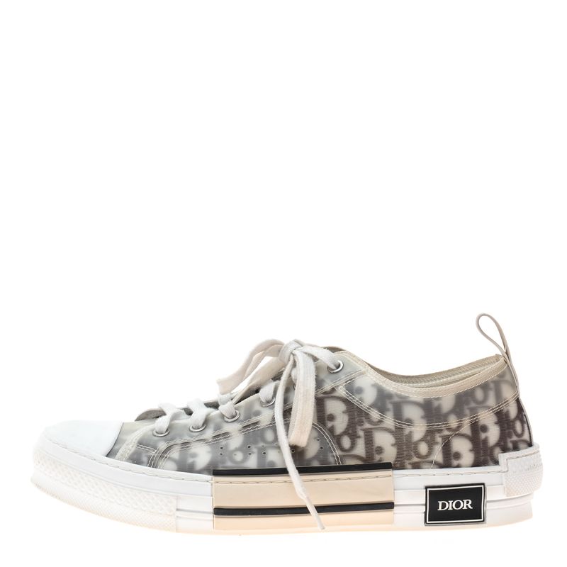 Tenis-Dior-B23-Canvas-Emborrachado-Cinza