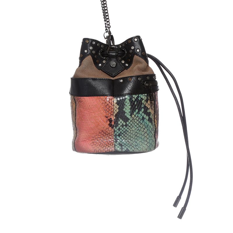 Bolsa-Zadig---Voltaire-Bucket-Couro-Colorido