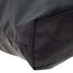 Bolsa-Prata-Tote-Nylon-Preta-