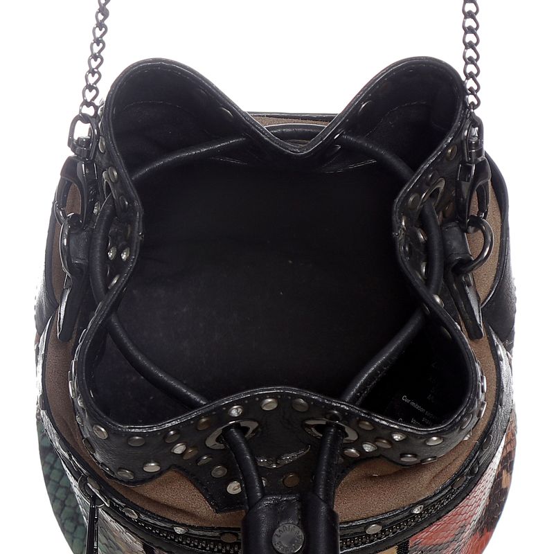 Bolsa-Zadig---Voltaire-Bucket-Couro-Colorido