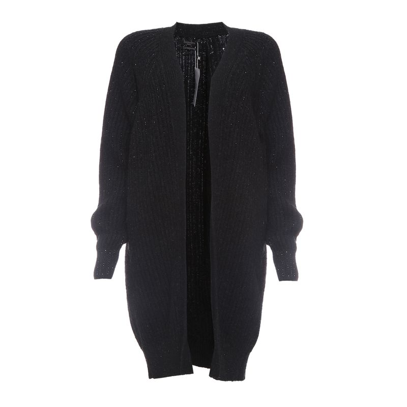 Casaco-All-Saints-Trico-com-Micangas-Preto-