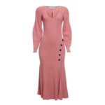 Vestido-Self-Portrait-Trico-Rosa