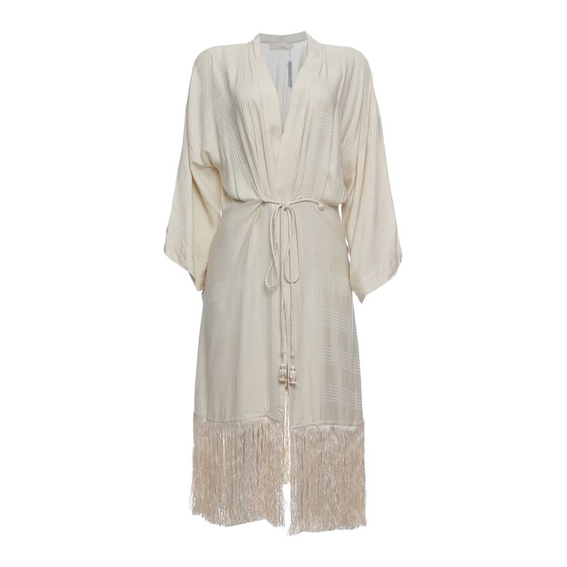 Kimono-Le-Soleil-d-ete-com-Franjas-Bege