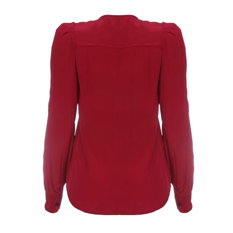 Blusa-Isabel-Marant-Seda-Rosa-