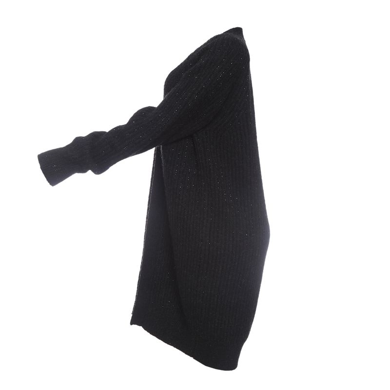 Casaco-All-Saints-Trico-com-Micangas-Preto-