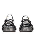 Sandalia-Louis-Vuitton-Rasteira-Preta-