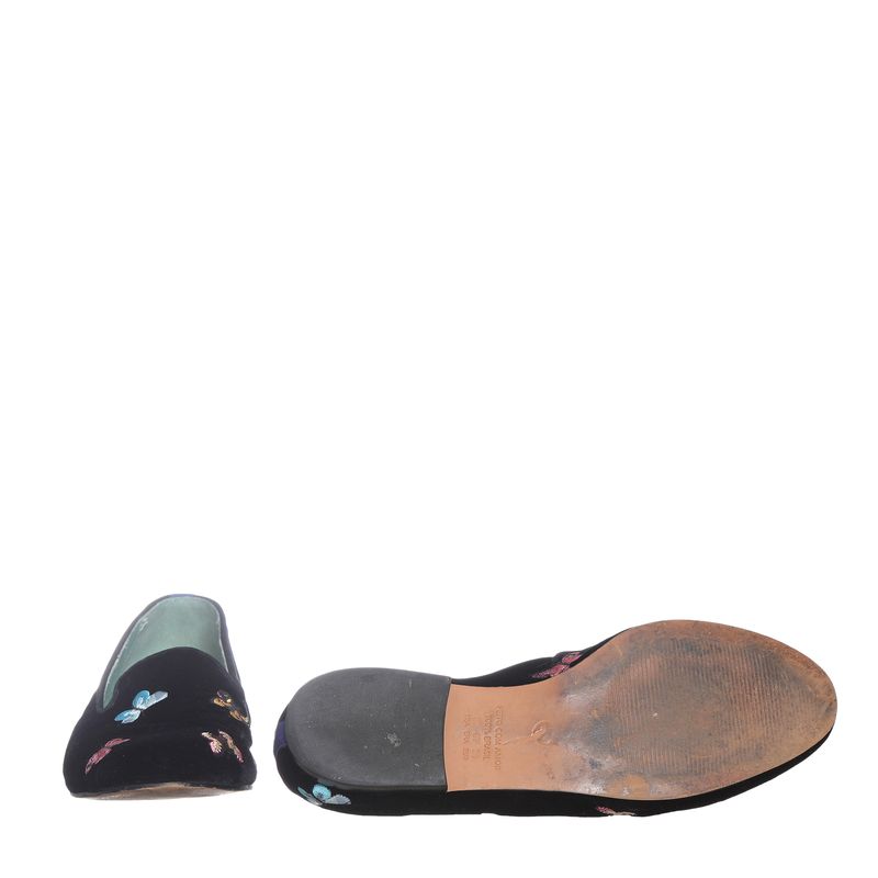 Sapato-Blue-Bird-Veludo-Borboletas