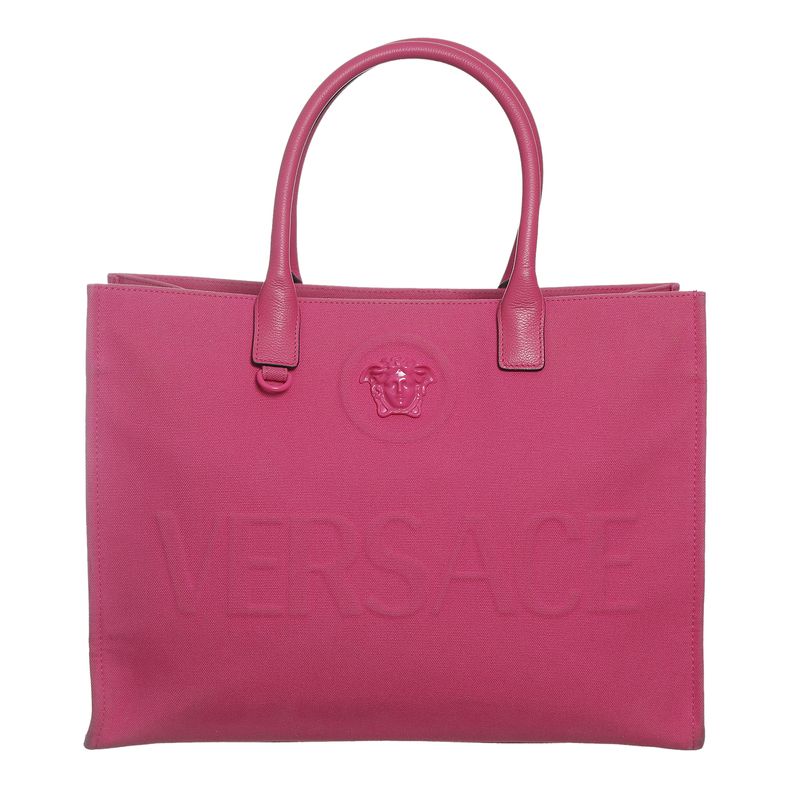 Bolsa-Versace-La-Medusa-Tote-Rosa
