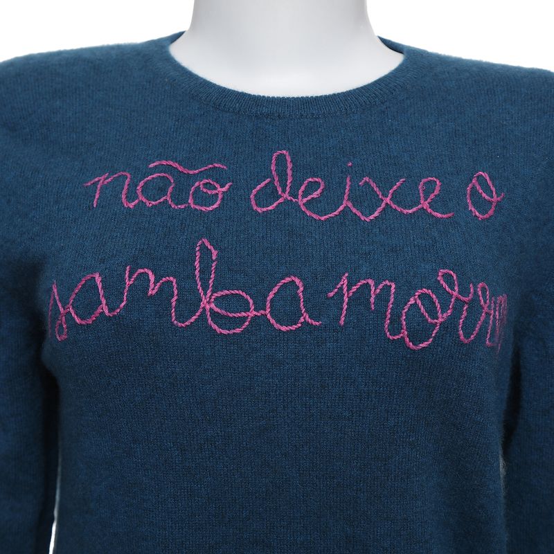 Sueter-Lingua-Franca-Cashemere-Azul