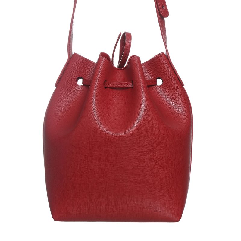 Bolsa-Mansur-Gavriel-Bucket-Pequena-Vermelha