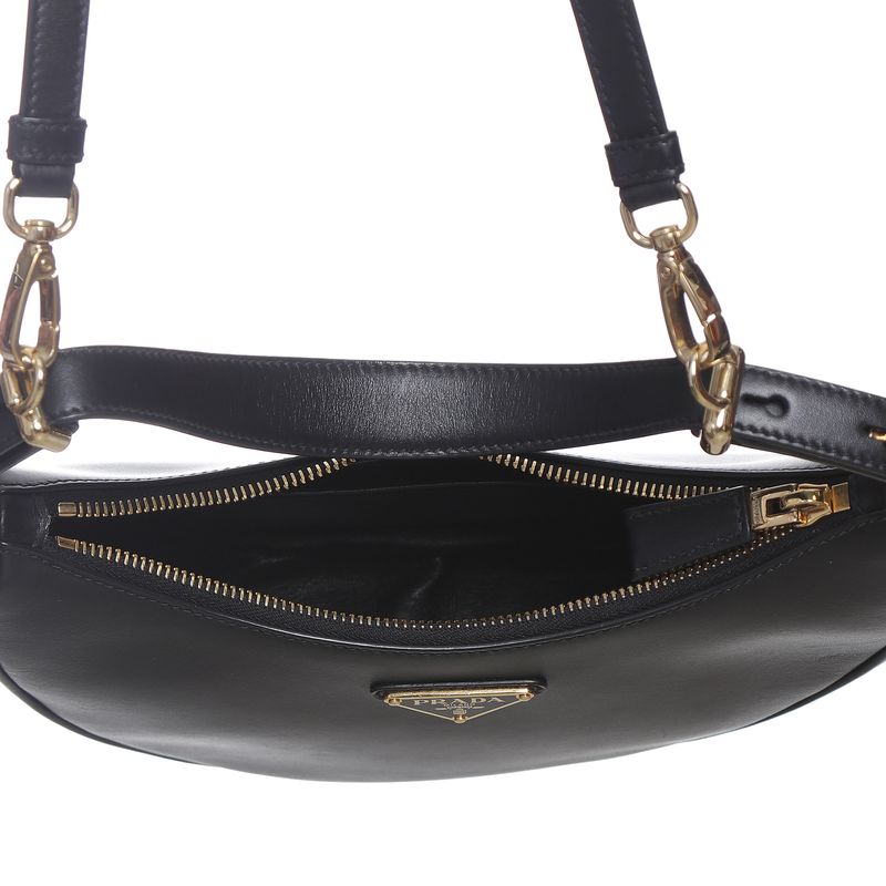 Bolsa-Prada-Arque-Couro-Preta