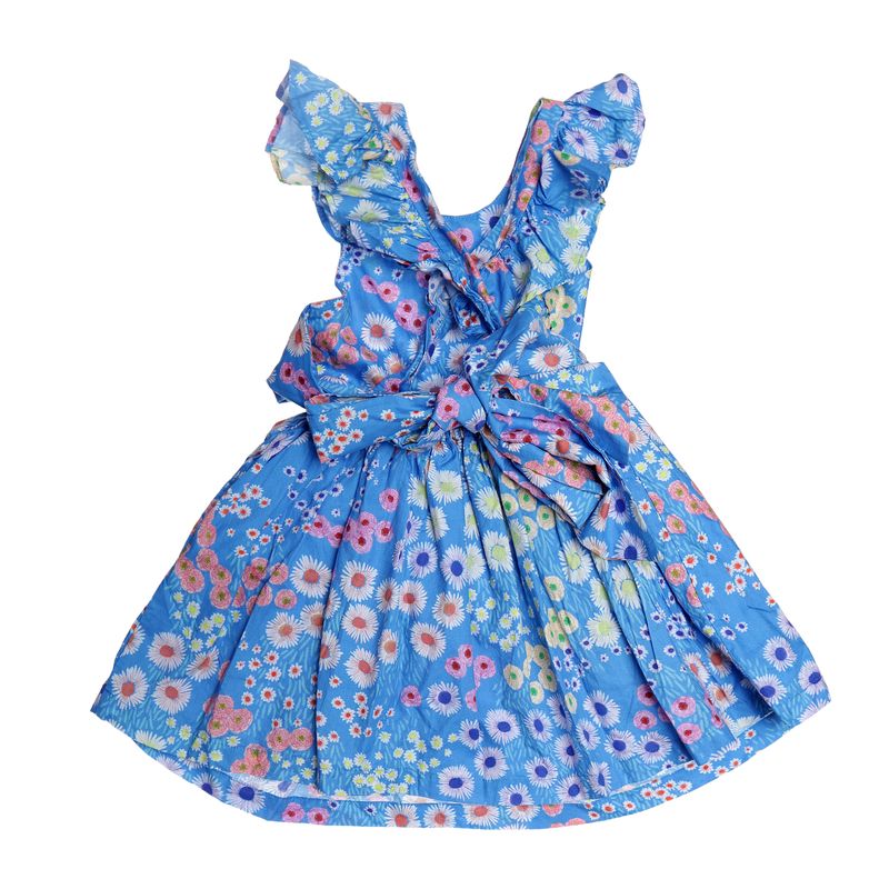 Vestido-Infantil-Estampado-Azul-