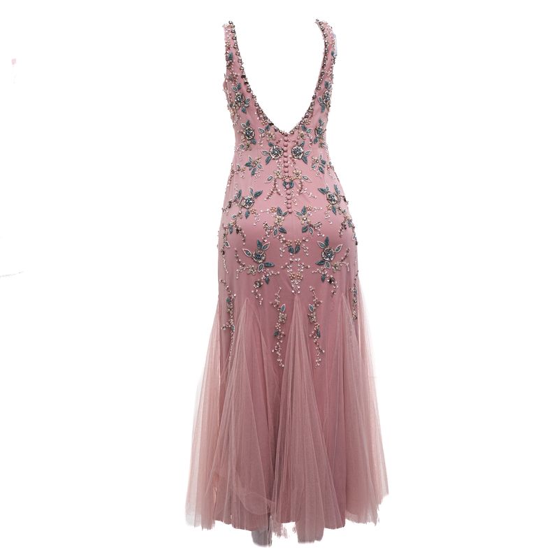 Vestido-Pronovias-Longo-Bordado-Rosa