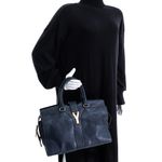 Bolsa-Saint-Laurent-Cabas-Couro-Marinho-