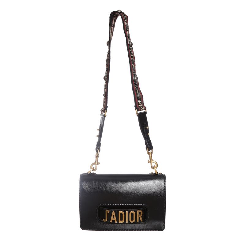 Bolsa-Dior-J-adior-Couro-Preta