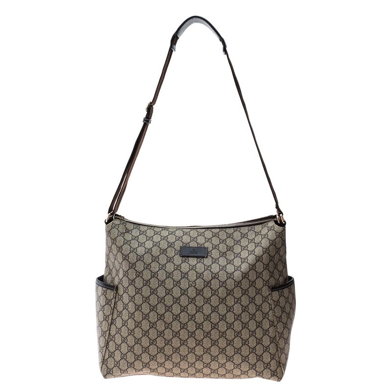 Bolsa-Gucci-Maternidade-Canvas-Marrom-