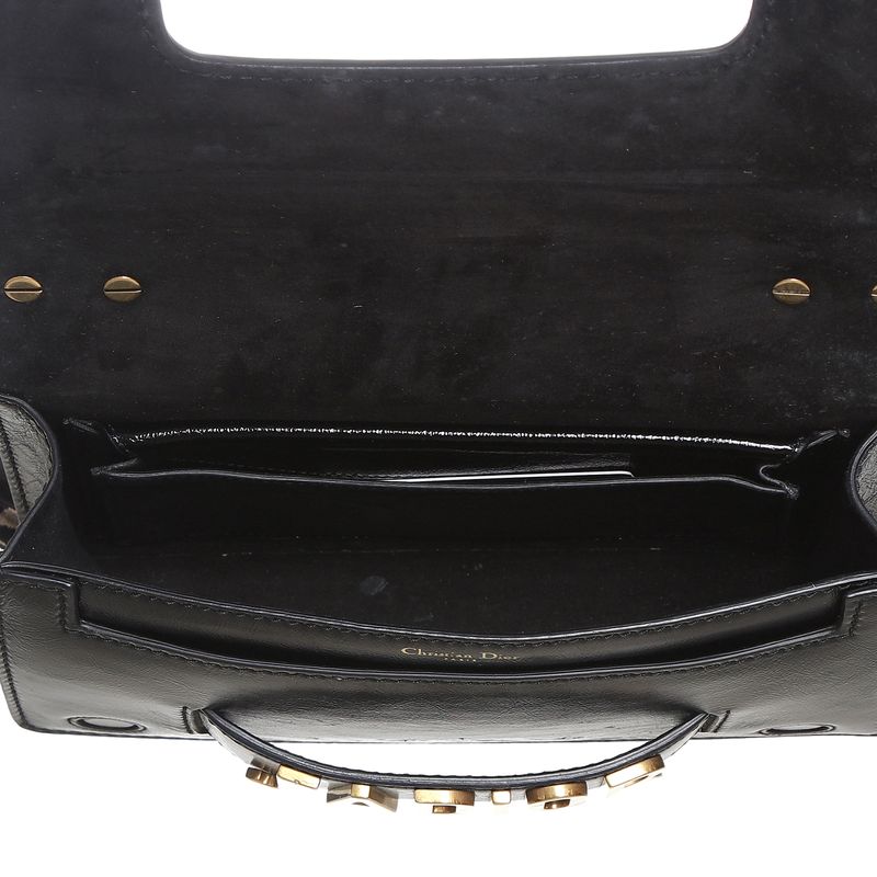 Bolsa-Dior-J-adior-Couro-Preta