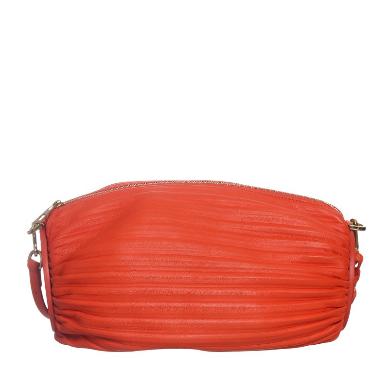 Bolsa-Loewe-Bracelet-Pouch-Couro-Laranja