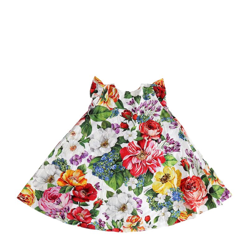 Vestido-Dolce---Gabbana-Infantil-Estampado-Branco