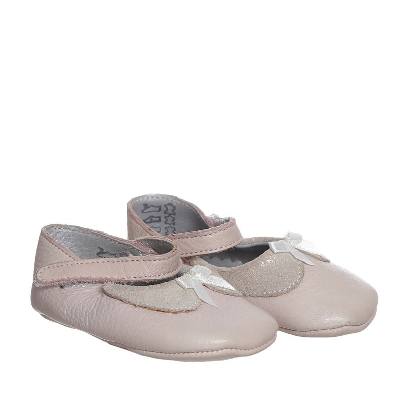 Sapato-Tartine-et-Chocolat-Infantil-Couro-Bege