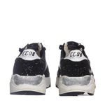 Tenis-Golden-Goose-Running-Sole-Glitter-Preto