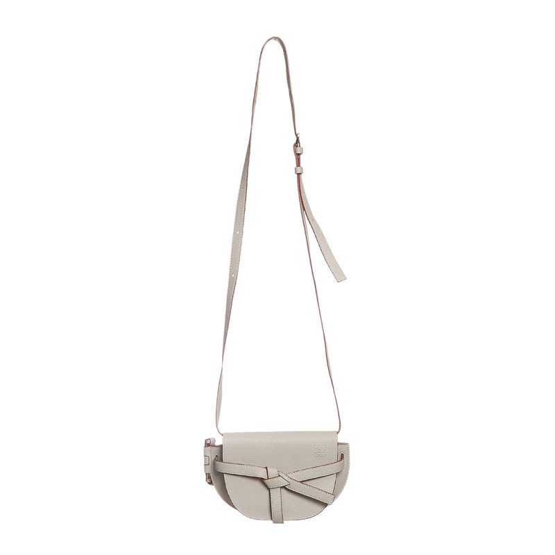 Bolsa-Loewe-Mini-Gate-Couro-Bege