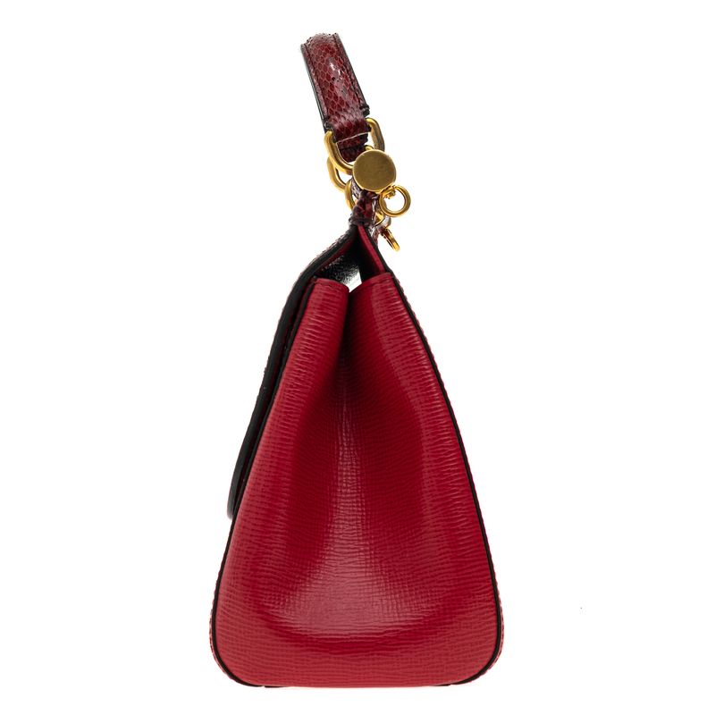 Bolsa-Dolce---Gabbana-Sicily-Couro-Vermelha-