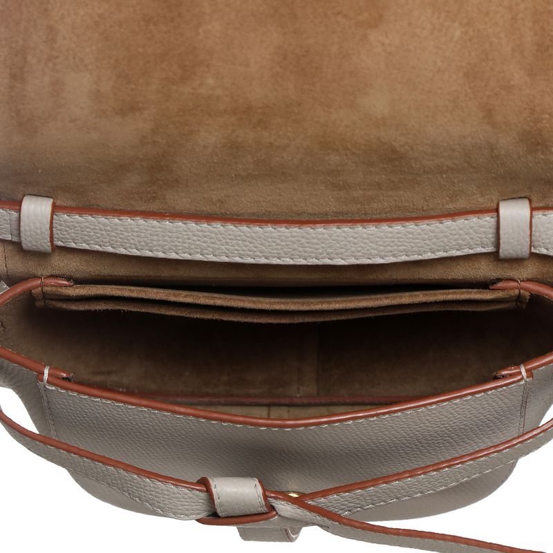 Bolsa-Loewe-Mini-Gate-Couro-Bege