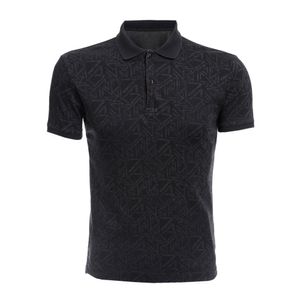 Camiseta Ricardo Almeida Polo Estampada Cinza
