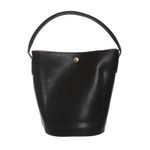 Bolsa-Longchamp-Bucket-Couro-Preto-