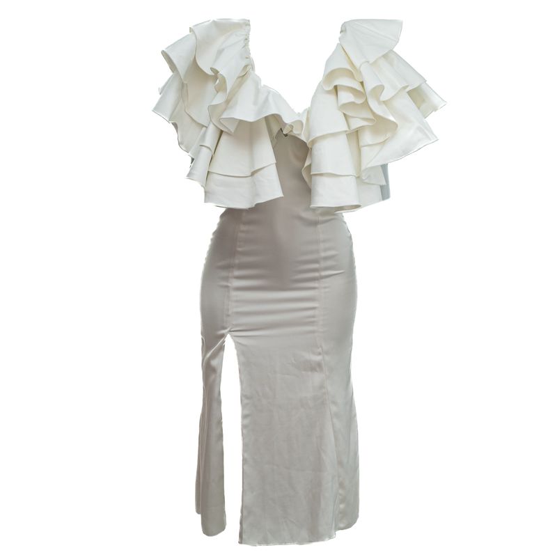 Vestido-Rotate-Cetim-e-Babados-Branco-