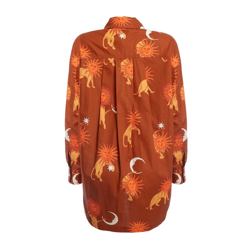 Camisa-Estampada-Sol-Marrom-
