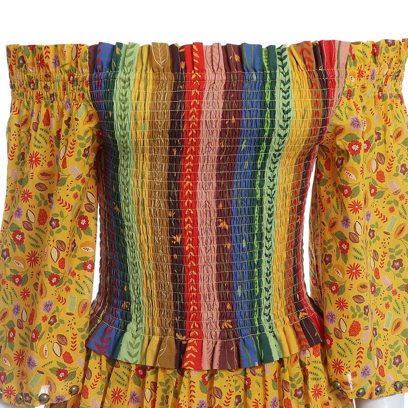 Vestido-Isabela-Capeto-Estampado-Amarelo